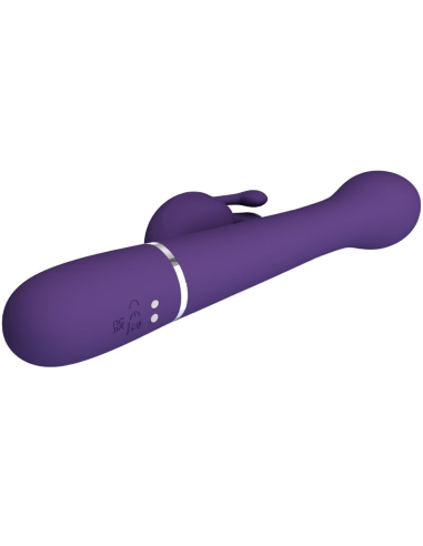 PRETTY LOVE - DEJON VIBRADOR RABBIT 3 EN 1 MULTIFUNCIÓN MORADO