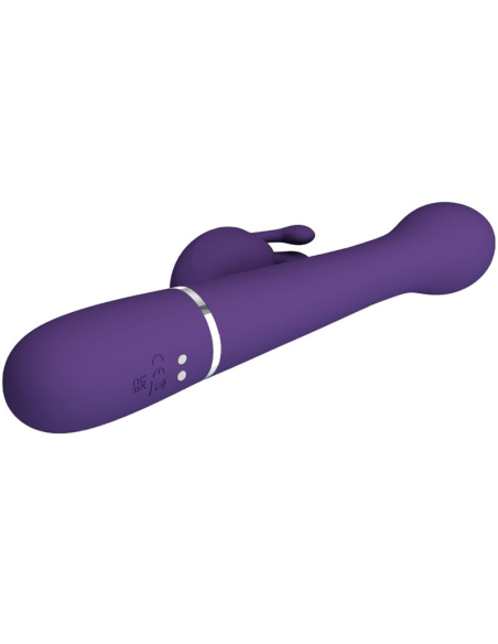 PRETTY LOVE - DEJON VIBRADOR RABBIT 3 EN 1 MULTIFUNCIÓN MORADO