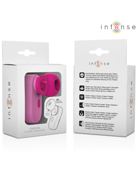 INTENSE - SABRINA TRAVEL SET ESTIMULADOR DE CLÍTORIS ROSA