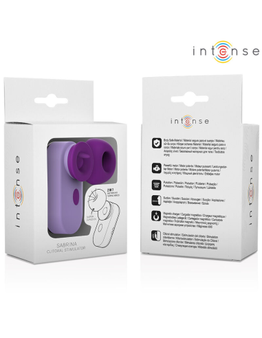 INTENSE - SABRINA TRAVEL SET ESTIMULADOR DE CLÍTORIS VIOLETA