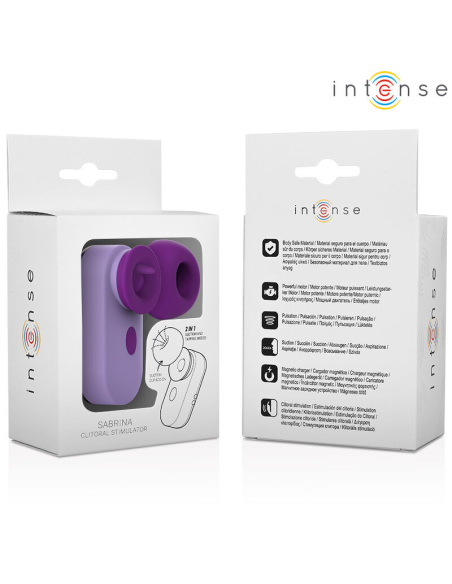 INTENSE - SABRINA TRAVEL SET ESTIMULADOR DE CLÍTORIS VIOLETA