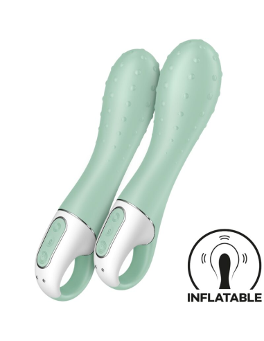 SATISFYER - AIR PUMP VIBRADOR 3 INFLABLE PUNTO G MENTA