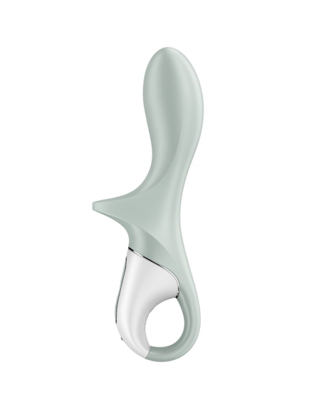 SATISFYER - AIR PUMP BOOTY 3 VIBRADOR ANAL INFLABLE VERDE GRIS