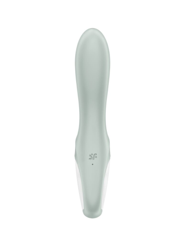 SATISFYER - AIR PUMP BOOTY 3 VIBRADOR ANAL INFLABLE VERDE GRIS