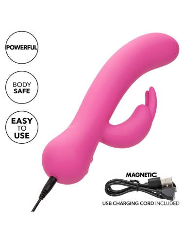 CALEXOTICS - FIRST TIME VIBRADOR RABBIT RECARGABLE ROSA