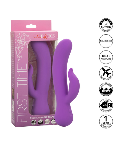 CALEXOTICS - FIRST TIME VIBRADOR COMPLACIENTE RECARGABLE MORADO