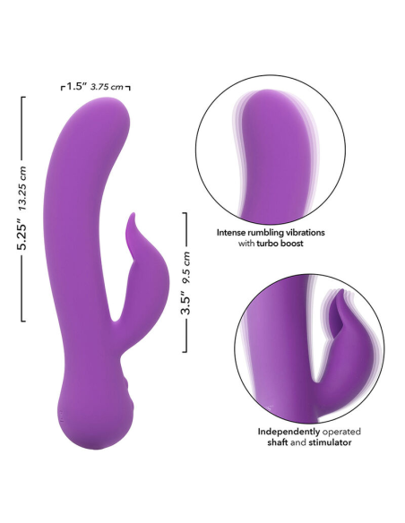 CALEXOTICS - FIRST TIME VIBRADOR COMPLACIENTE RECARGABLE MORADO