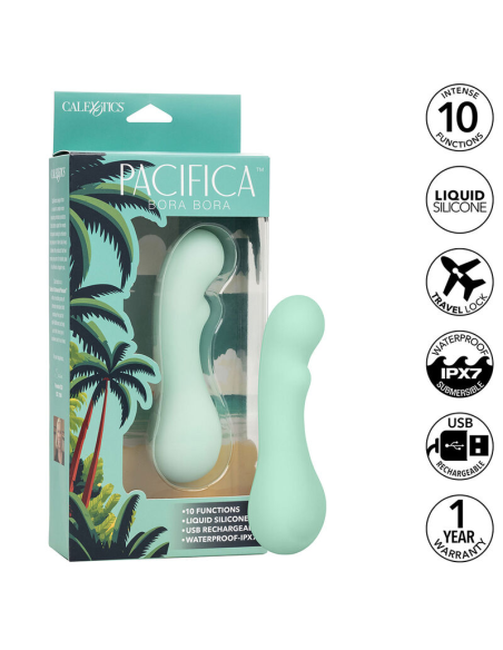 CALEXOTICS - PACIFICA BORA BORA ESTIMULADOR PUNTO G 10 VIBRACIONES AQUA