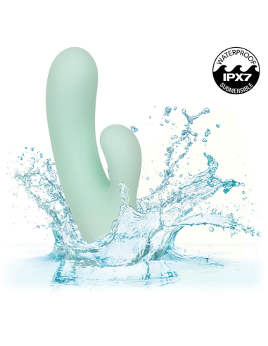 CALEXOTICS - PACIFICA FIJI VIBRADOR Y ESTIMULADOR PUNTO G 10 VIBRACIONES AQUA