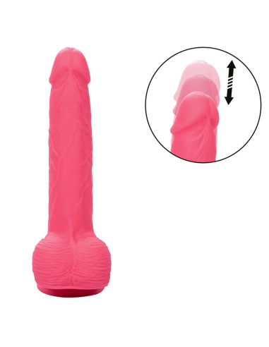 CALEXOTICS - STUDS VIBRADOR REALÍSTICO 10 VIBRACIONES Y ROSA