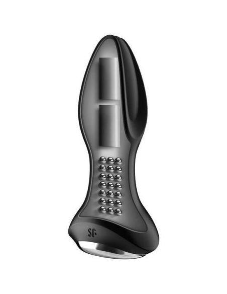 SATISFYER - ROTATOR PLUG 2 PLUG VIBRADOR APP NEGRO