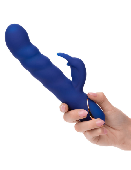 CALEXOTICS - JACK VIBRADOR RABBIT MOVIMIENTO DE ONDAS AZUL