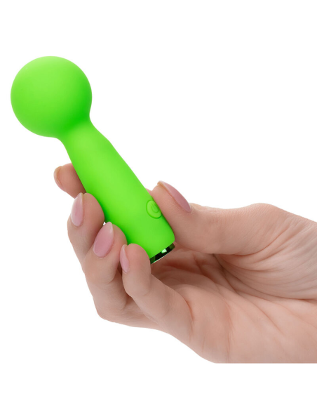 CALEXOTICS - NEON VIBES THE BUBBLY VIBE MINI MASAJEADOR 10 VIBRACIONES VERDE