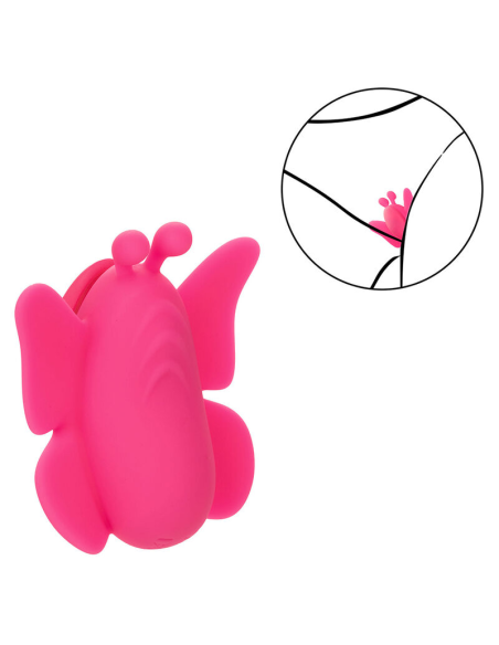 CALEXOTICS - NEON VIBES THE FLUTTER VIBE ESTIMULADOR 10 VIBRACIONES ROSA
