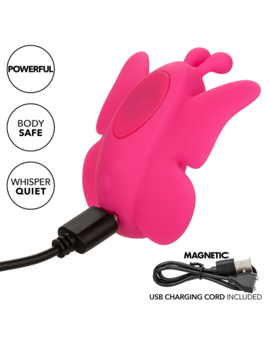 CALEXOTICS - NEON VIBES THE FLUTTER VIBE ESTIMULADOR 10 VIBRACIONES ROSA