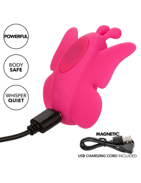 CALEXOTICS - NEON VIBES THE FLUTTER VIBE ESTIMULADOR 10 VIBRACIONES ROSA