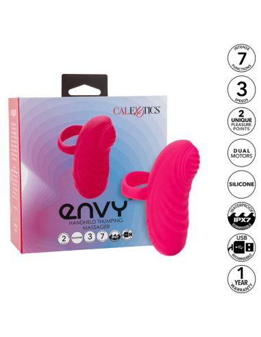 CALEXOTICS - ENVY MASAJEADOR DE BOLA RODANTE 7 VIBRACIONES ROSA