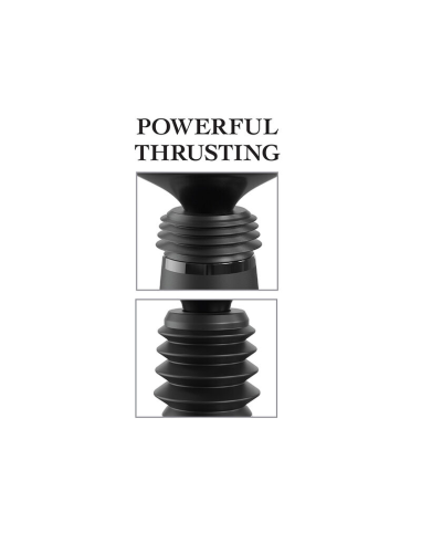FETISH FANTASY SERIES - BODY DOCK THRUSTER SUJETA DILDOS CON 7 MODOS DE EMPUJE NEGRO