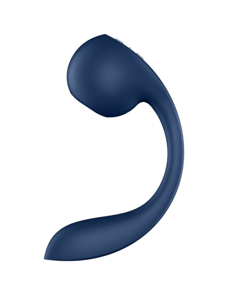 SATISFYER - PRO WAVE 4 ESTIMULADOR PUNTO G and AIR PULSE APLICACIÓN GRATUITA AZUL OSCURO