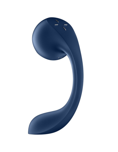 SATISFYER - PRO WAVE 4 ESTIMULADOR PUNTO G and AIR PULSE APLICACIÓN GRATUITA AZUL OSCURO