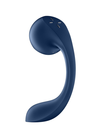 SATISFYER - PRO WAVE 4 ESTIMULADOR PUNTO G and AIR PULSE APLICACIÓN GRATUITA AZUL OSCURO