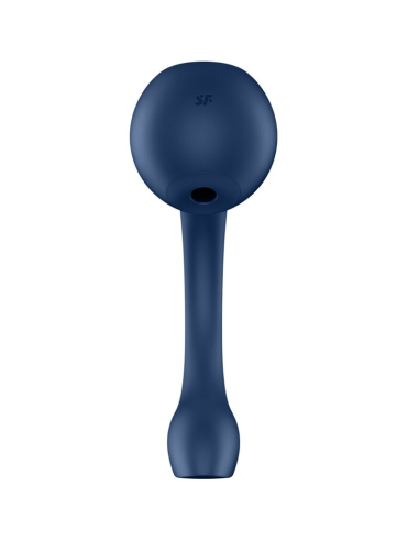 SATISFYER - PRO WAVE 4 ESTIMULADOR PUNTO G and AIR PULSE APLICACIÓN GRATUITA AZUL OSCURO