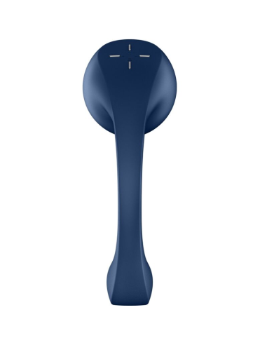 SATISFYER - PRO WAVE 4 ESTIMULADOR PUNTO G and AIR PULSE APLICACIÓN GRATUITA AZUL OSCURO