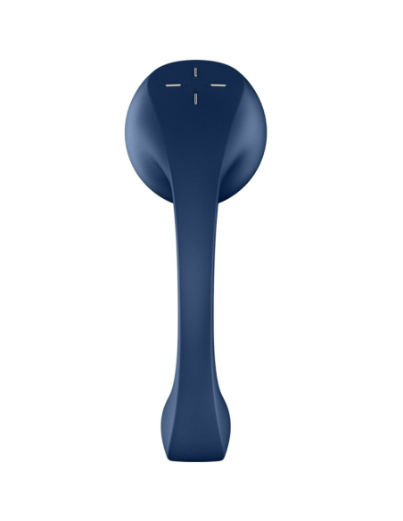 SATISFYER - PRO WAVE 4 ESTIMULADOR PUNTO G and AIR PULSE APLICACIÓN GRATUITA AZUL OSCURO