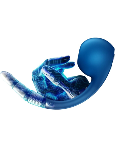 SATISFYER - PRO WAVE 4 ESTIMULADOR PUNTO G and AIR PULSE APLICACIÓN GRATUITA AZUL OSCURO