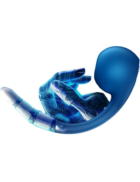 SATISFYER - PRO WAVE 4 ESTIMULADOR PUNTO G and AIR PULSE APLICACIÓN GRATUITA AZUL OSCURO