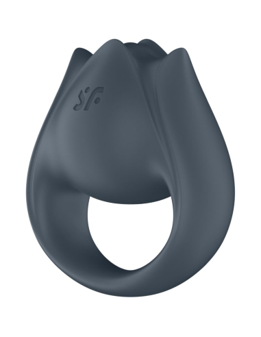SATISFYER - PERFECT PAIR 2 MULTIVIBRADOR 2 EN 1 ANILLO PARA PENE and ESTIMULADOR DE DEDO GRIS