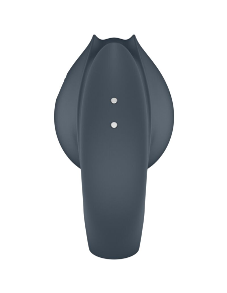 SATISFYER - PERFECT PAIR 2 MULTIVIBRADOR 2 EN 1 ANILLO PARA PENE and ESTIMULADOR DE DEDO GRIS