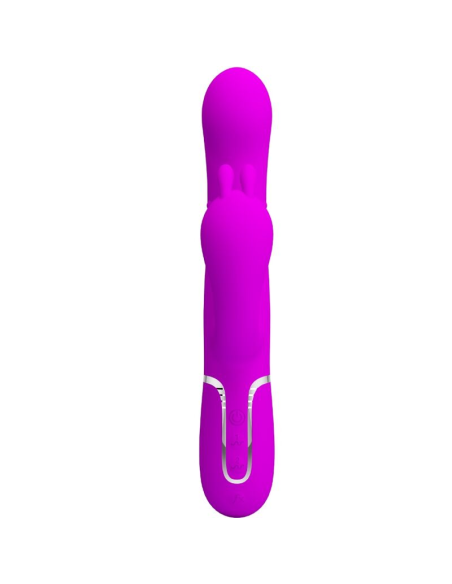 PRETTY LOVE - CAMMY TRIPLE VIBRADOR MULTIFUNCIÓN 4 EN 1 ROSA