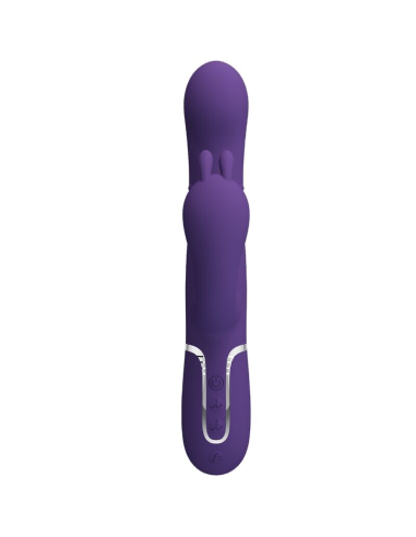PRETTY LOVE - CAMMY TRIPLE VIBRADOR MULTIFUNCIÓN 4 EN 1 MORADO