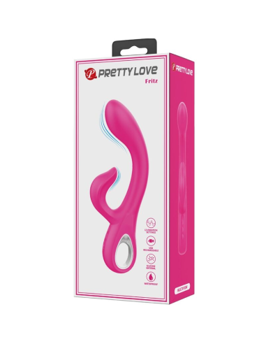 PRETTY LOVE - FRITZ VIBRADOR RABBIT 12 VIBRACIONES ROSA