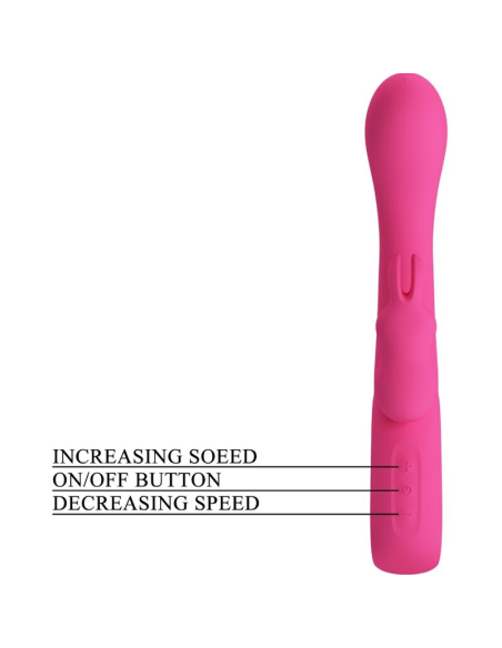 PRETTY LOVE - NOVAK VIBRADOR RABBIT 12 VIBRACIONES ROSA