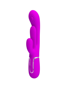 PRETTY LOVE - SHANIA TRIPLE VIBRADOR RABBIT MULTIFUNCIÓN ROSA