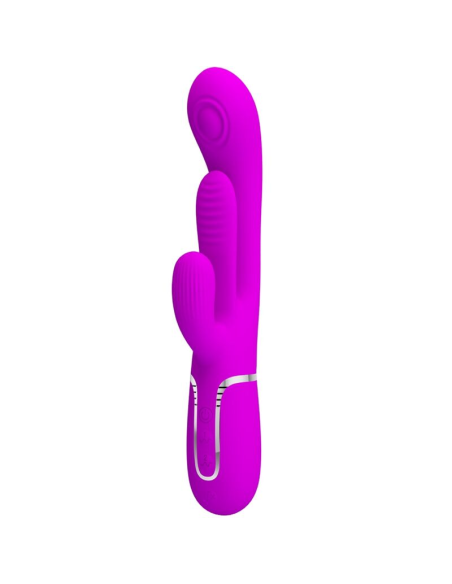 PRETTY LOVE - SHANIA TRIPLE VIBRADOR RABBIT MULTIFUNCIÓN ROSA