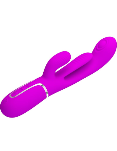 PRETTY LOVE - SHANIA TRIPLE VIBRADOR RABBIT MULTIFUNCIÓN ROSA