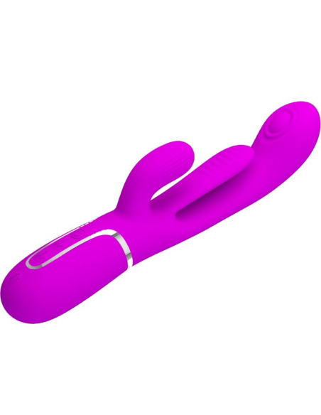 PRETTY LOVE - SHANIA TRIPLE VIBRADOR RABBIT MULTIFUNCIÓN ROSA