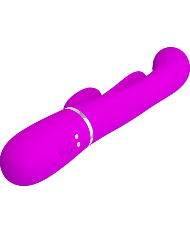 PRETTY LOVE - SHANIA TRIPLE VIBRADOR RABBIT MULTIFUNCIÓN ROSA