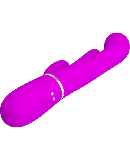 PRETTY LOVE - SHANIA TRIPLE VIBRADOR RABBIT MULTIFUNCIÓN ROSA