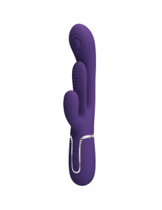 PRETTY LOVE - SHANIA TRIPLE VIBRADOR RABBIT MULTIFUNCIÓN MORADO