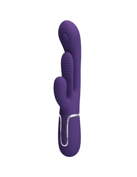 PRETTY LOVE - SHANIA TRIPLE VIBRADOR RABBIT MULTIFUNCIÓN MORADO
