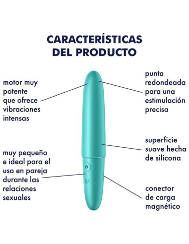 SATISFYER - ULTRA POWER BULLET 6 Bala Vibradora Portátil | SEXPLACE.MX