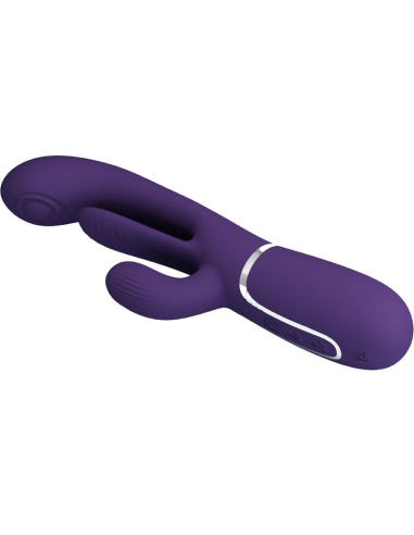 PRETTY LOVE - SHANIA TRIPLE VIBRADOR RABBIT MULTIFUNCIÓN MORADO