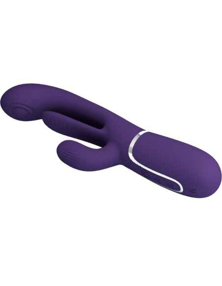 PRETTY LOVE - SHANIA TRIPLE VIBRADOR RABBIT MULTIFUNCIÓN MORADO