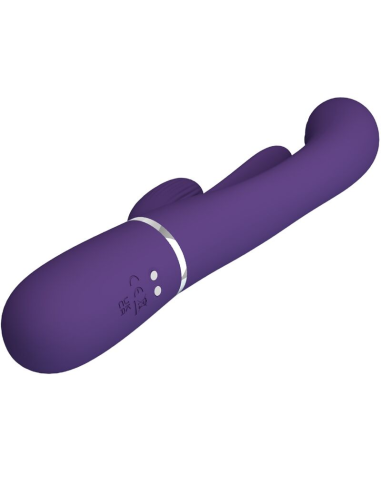 PRETTY LOVE - SHANIA TRIPLE VIBRADOR RABBIT MULTIFUNCIÓN MORADO