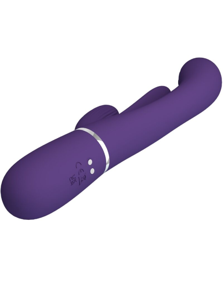 PRETTY LOVE - SHANIA TRIPLE VIBRADOR RABBIT MULTIFUNCIÓN MORADO