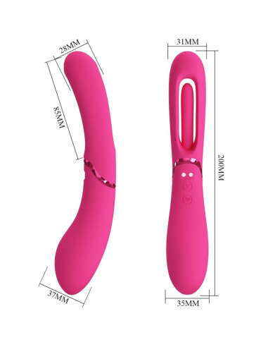 ROMANCE - LEXIE VIBRADOR PUNTO G 7 VIBRACIONES ROSA